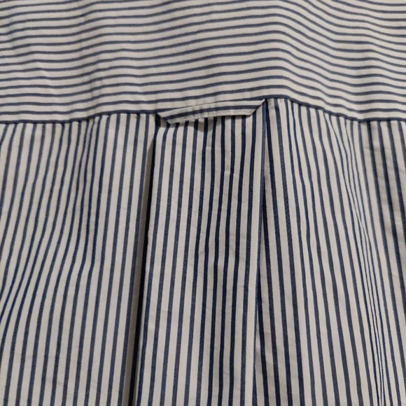 Lafayette 148 New York Plus Kehlani Striped Scenic-Print Shirt - Picture 10 of 14